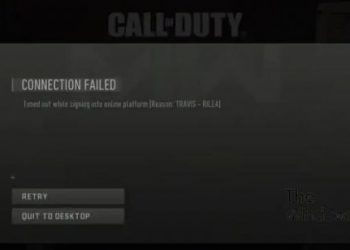 Код ошибки Modern Warfare 2 TRAVIS