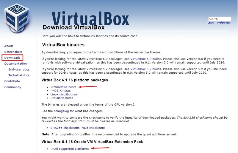  Установка Ubuntu на VirtualBox