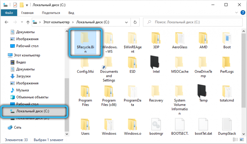 $RECYCLE.BIN – что это за папка и можно ли её удалить $RECYCLE.BIN – что это за папка и можно ли её удалить