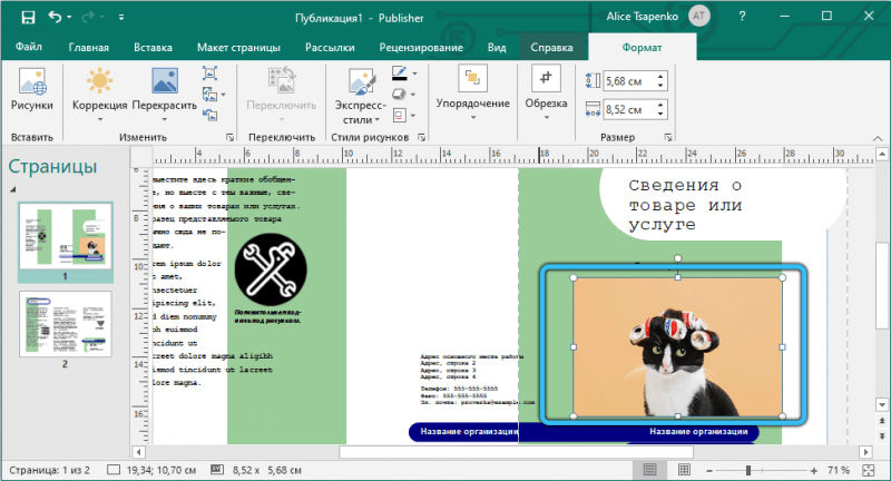  Программа Microsoft Publisher: в чём её суть и как в ней работать