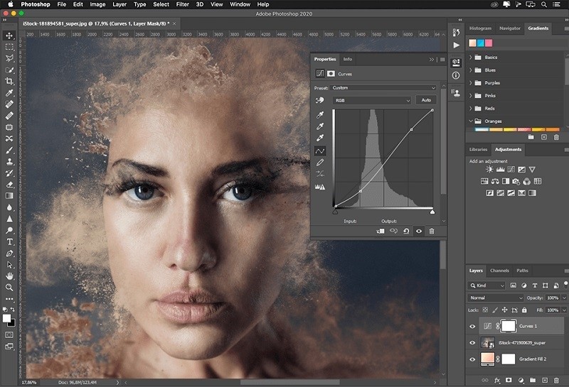  Как делается замена языка в редакторе Photoshop