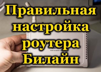 Как правильно настроить роутер от компании Билайн