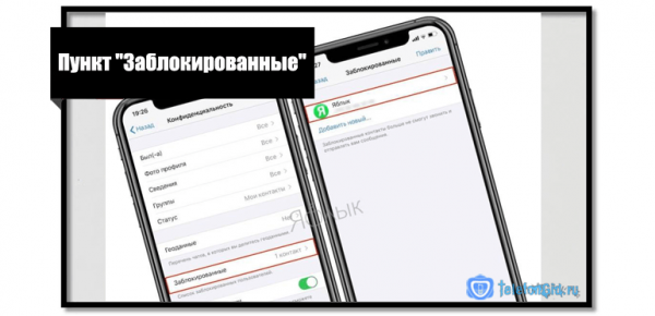 Удаление контактов из Whatsapp на iPhone