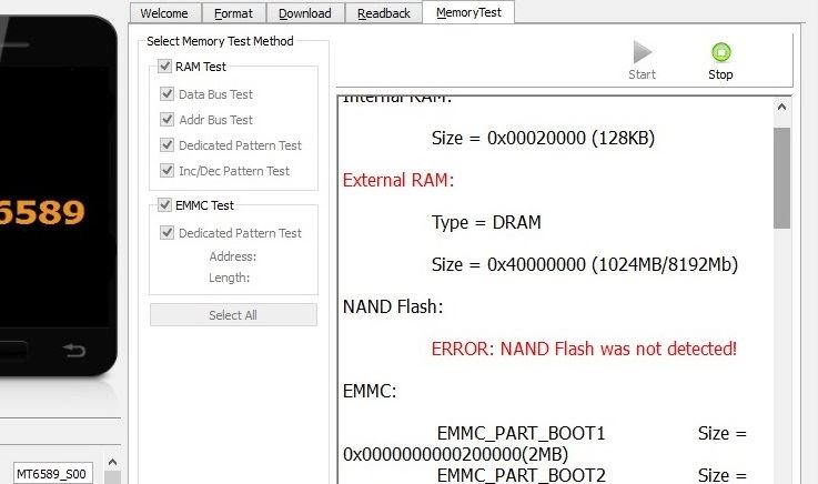  Методы исправления ошибки NAND Flash was not detected