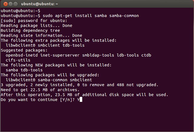  Настройка Samba на Ubuntu Server