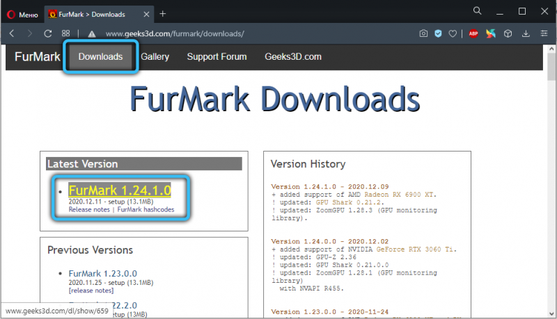  Программа FurMark: как её правильно использовать для тестирования видеокарты