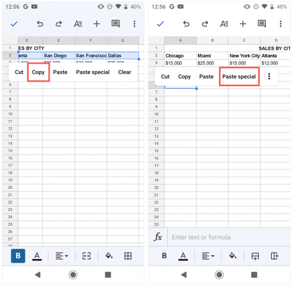  
Как транспонировать строки и столбцы в Google Sheets