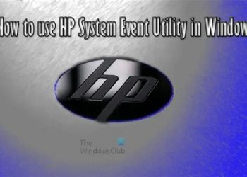 Как использовать утилиту HP System Event Utility в Windows 11