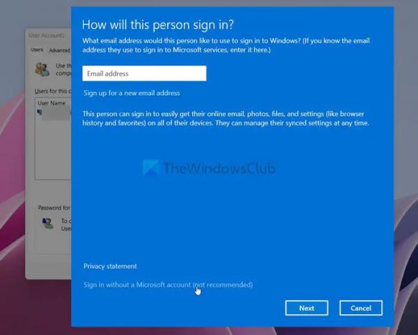Ошибка 0x800b0109, Невозможно добавить пользователя в Windows 11/10