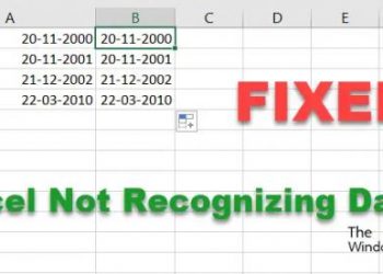 Excel не распознает даты (исправлено)