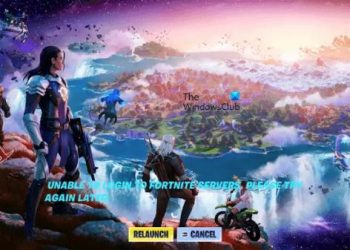 Невозможно войти на серверы Fortnite. Повторите попытку позже.