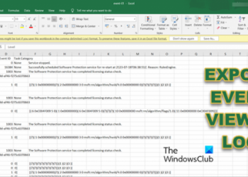 Как экспортировать журналы просмотра событий в Windows 11/10