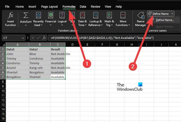 Как создать именованные диапазоны в Excel