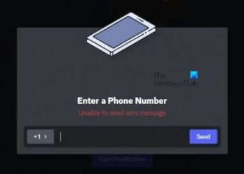 Discord не может отправить SMS-подтверждение (исправлено)