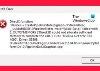Как исправить ошибку DirectX Out of memory