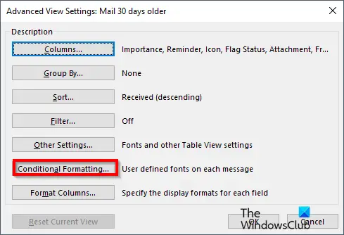 Как автоматически выделять электронные письма Outlook в зависимости от возраста