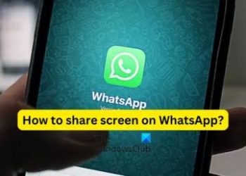 Как поделиться экраном в WhatsApp на ПК или мобильном телефоне