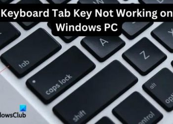 Клавиша Tab на клавиатуре не работает на ПК с Windows