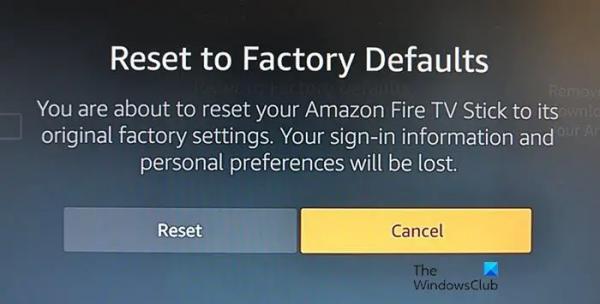 Amazon Firestick продолжает перезапускаться