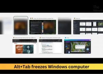 Alt+Tab зависает на компьютере с Windows (Исправить)