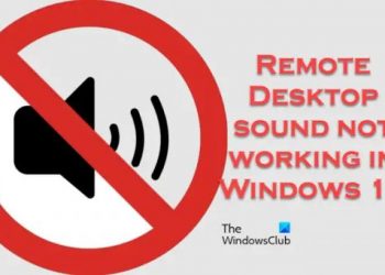 Звук удаленного рабочего стола не работает в Windows 11
