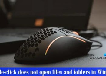 Двойной щелчок не открывает файлы и папки в Windows 11/10