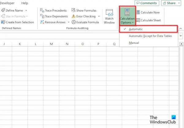 Excel не вычисляет формулы автоматически (исправлено)