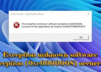 Исключение: произошло неизвестное программное исключение (0xe0000008).