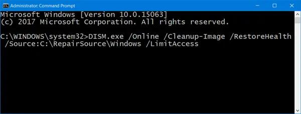 Исправить ошибку Центра обновления Windows 0x8007370a.