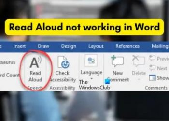 Функция чтения вслух не работает в Word (исправлено)