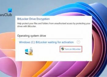 Исправить ошибку ожидания активации BitLocker в Windows 11/10