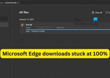 Загрузка Microsoft Edge зависла на 100% (исправлено)
