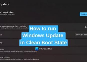 Как запустить Центр обновления Windows в состоянии чистой загрузки
