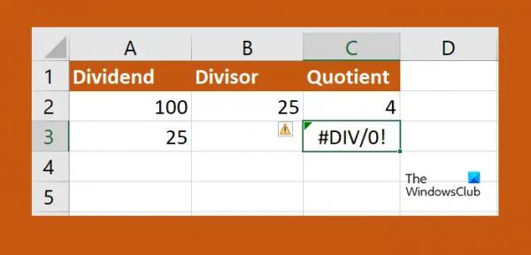 Формула Excel неправильно делится (исправить)