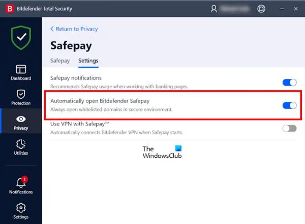 Bitdefender Safepay не работает в Windows 11/10