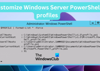 Как настроить профили Windows Server PowerShell