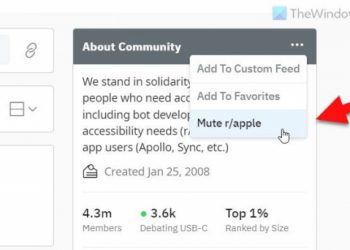 Как отключить звук или покинуть сообщество Reddit