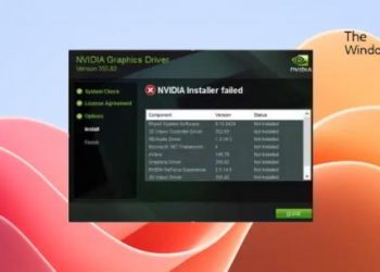 Исправить ошибку NVIDIA Installer Failed на компьютере с Windows
