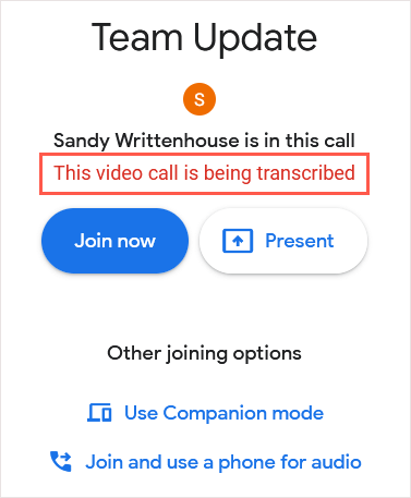 Как транскрибировать звонки Google Meet в Документы Google