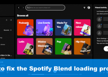 Spotify Blend не работает или не обновляется (исправить)