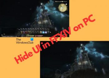 Как скрыть пользовательский интерфейс в FFXIV на ПК