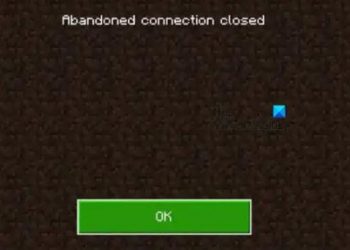 Исправить заброшенное соединение, закрытое в Minecraft
