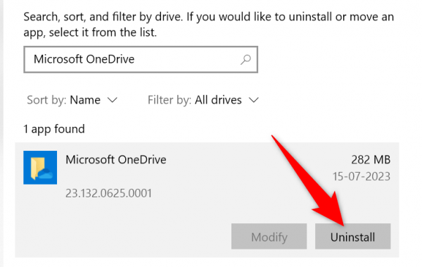Поставщик облачных файлов не работает в OneDrive — ошибка 0x8007016A
