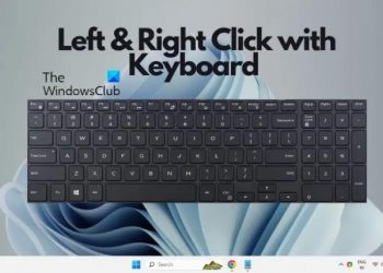 Как щелкнуть левой и правой кнопкой мыши на клавиатуре на ПК с Windows?