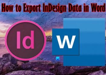Как экспортировать документ InDesign в Word
