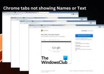 На вкладках Chrome не отображаются имена и текст (исправление)
