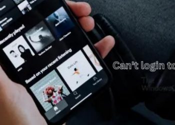 Не удается войти в Spotify с правильным паролем или номером телефона