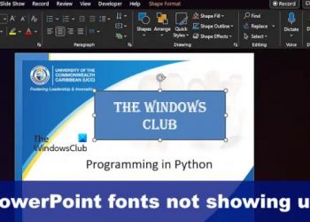 Шрифты PowerPoint не отображаются или отображаются неправильно (исправлено)