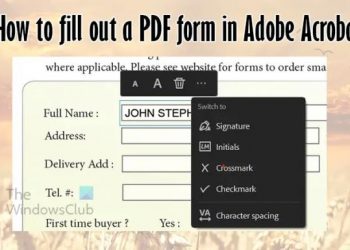 Как заполнить PDF-форму в Adobe Acrobat