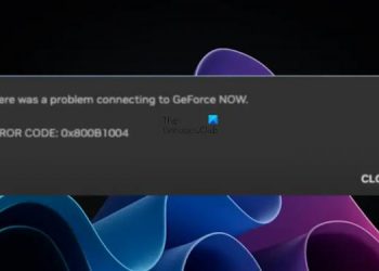 Исправить ошибку 0x800b1004 GeForce NOW в Windows 11
